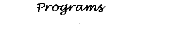 Programs